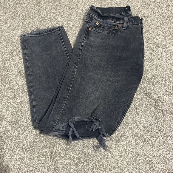 Abercrombie Mens Vintage Stretch Jeans Black Denim - Picture 4 of 4